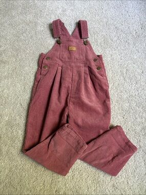 Like New Jamie Kay Mauve Rose Corduroy Overalls